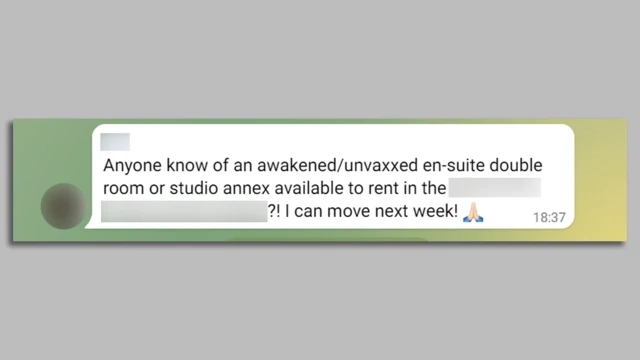 Антивакцинатори шукають житло у групі в Telegram