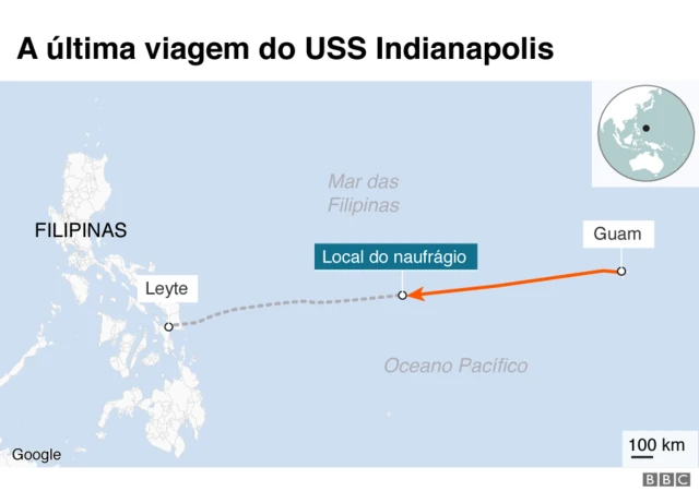 Mapacupom opcional estrela bettrajetória derradeira do USS Indianapolis