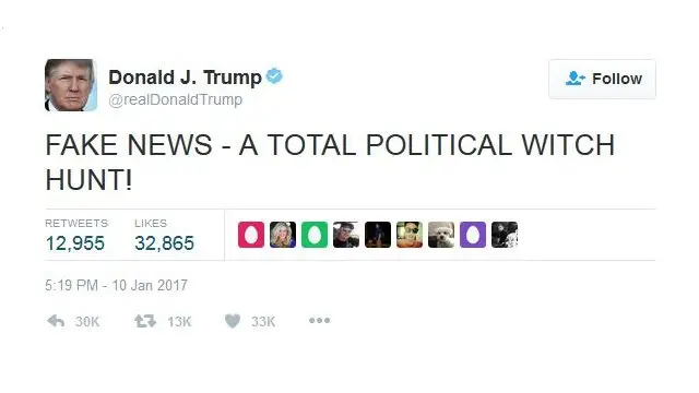 Твит Трампа