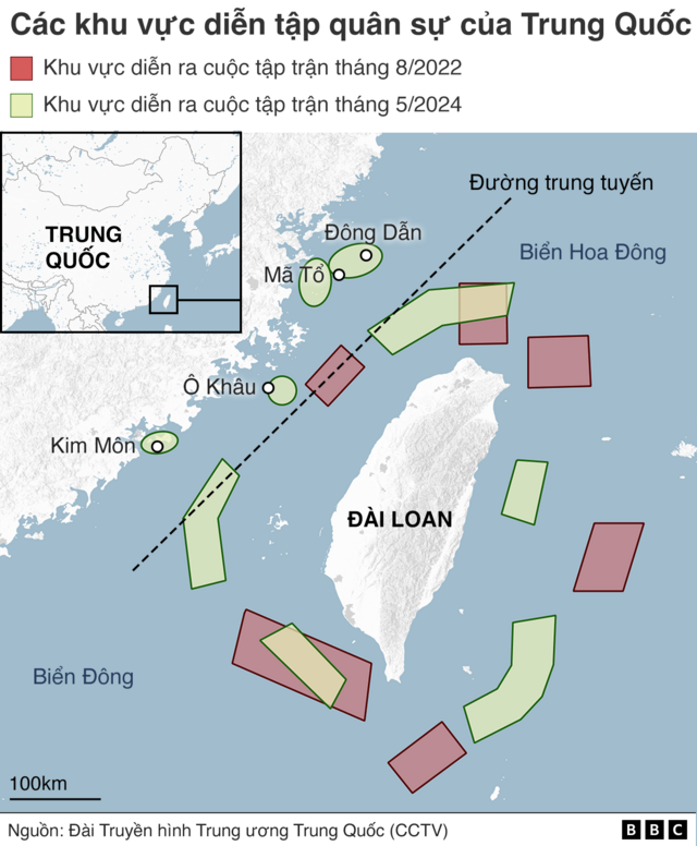 Bản đồ tập trận