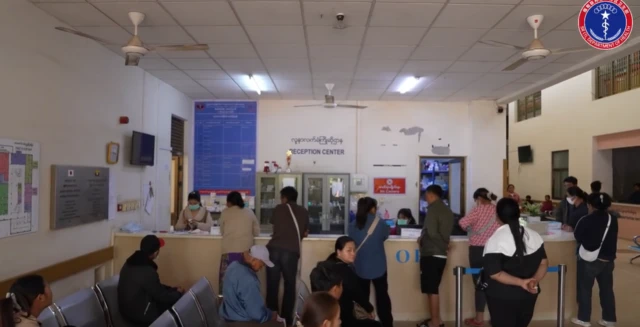 ကိုးကန့်လက်အောက်က လားရှိုးဆေးရုံမြင်ကွင်း