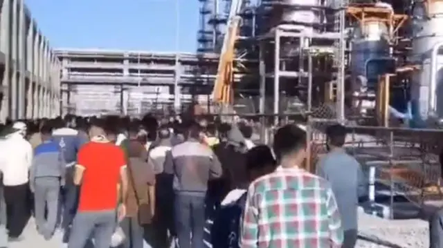 اعتصاب در پتروشیمی گچساران