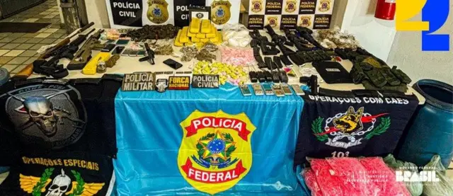 Apreensões realizadas pela polícia em Caraíva em julho de 2025