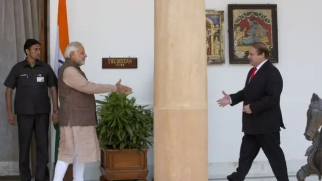 नरेंद्र मोदी और नवाज़ शरीफ