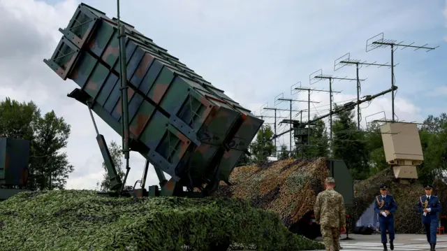 Одна из украинских систем Patriot. Киев полагается на них, чтобы сбивать российские баллистические ракеты