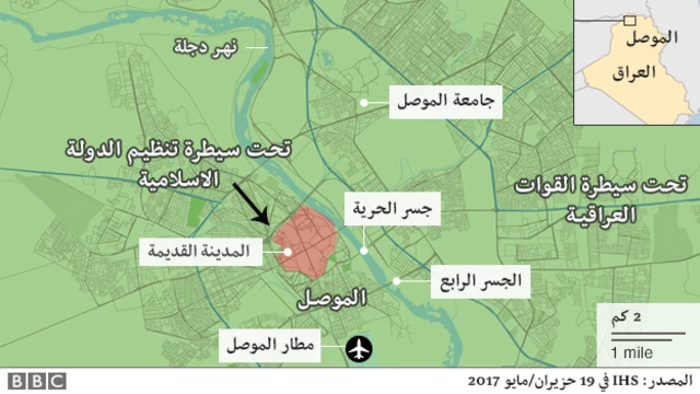 خريطة الموصل