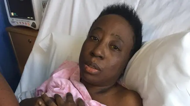 Toks Odesanmi has to have a blood transfusion in hospital every eight weeks