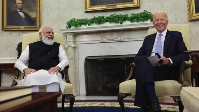 मोदी, बाइडन