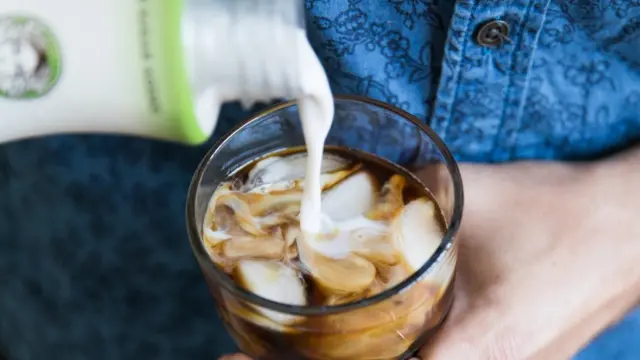 Califia almond milk and cold coffee