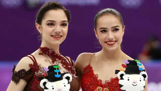 Евгения Медведева и Алина Загитова