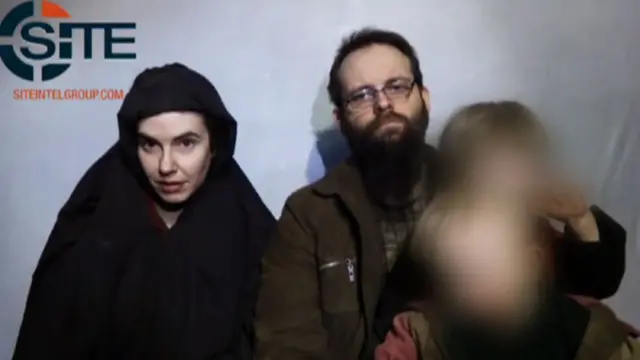 Imagen de Boyle y Coleman durante su cautiverio.