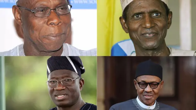 Obasamjo, Yar'adua, Jonathan na Buhari