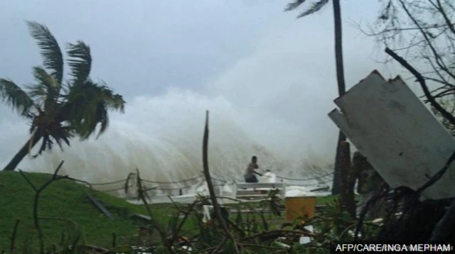พายุไซโคลนสร้างความเสียหายหนักแก่ประเทศวานูอาตู เมื่อปี 2015