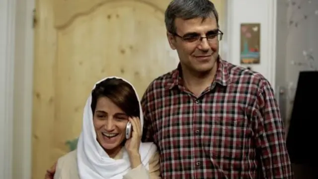 Насриндин 2013-жылы күйөөсү менен түшкөн сүрөтү