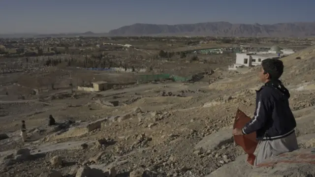 Niño hazara en Pakistán