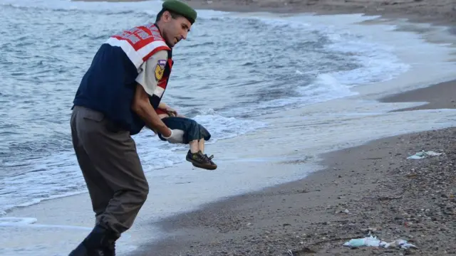 O corpojogo de paciência grátis onlineAlan Kurdi é carregado por soldado