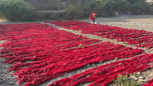 જેતપુર સાડી ઉદ્યોગ, પોરબંદરની ખાડીમાં પાણી પ્રદૂષણ, જળપ્રદૂષણ, ભાદરમાં પાણી પ્રદૂષણ, લોકોને ચામડીના રોગો, જેતપુર સાડી ઉદ્યોગ ખેતીને અસર, બીબીસી ગુજરાતી ગ્રાઉન્ડ રિપોર્ટ