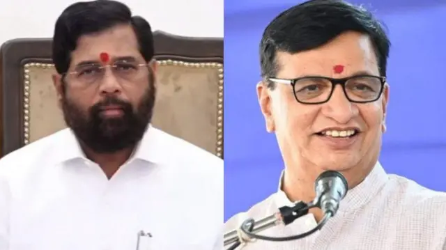 एकनाथ शिंदे व बाळासाहेब थोरात