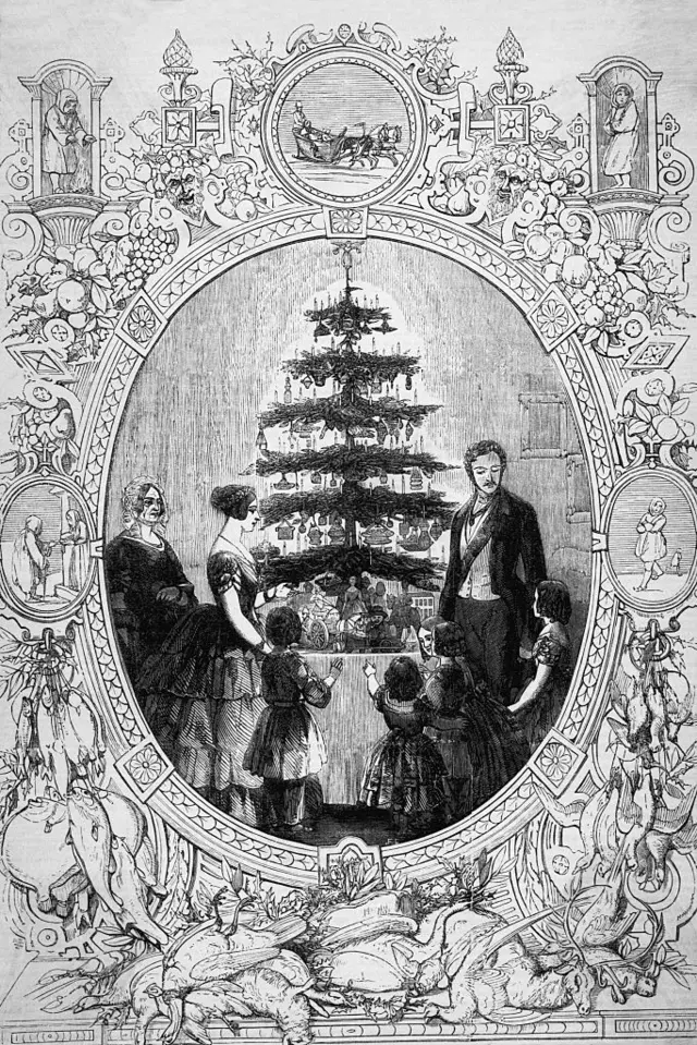 1848'de Kraliçe Victoria ve Prens Albert
