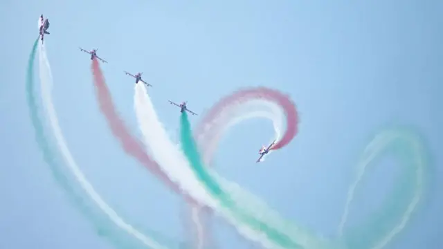 சென்னை மெரினா, விமானப்படை சாகசம்