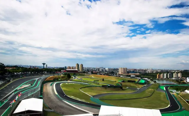 El circuito brasileño de Interlagos.