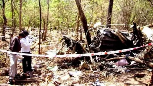 राजशेखर रेड्डी यांचं अपघातग्रस्त विमान