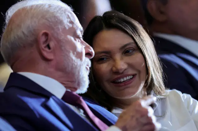 Lula e Janja.