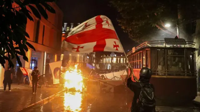 protesti, gruzija, lokalni izbori