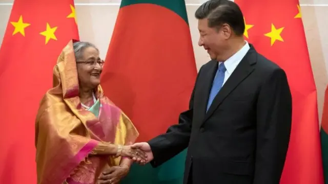 બાંગ્લાદેશનાં વડાં પ્રધાન અને ચીનના રાષ્ટ્રપતિ