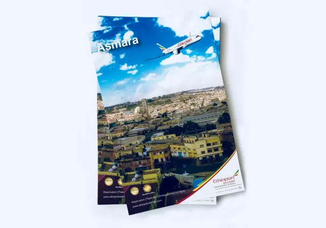 የኢትዮጵያ አየር መንገድ ማስታወቂያ 