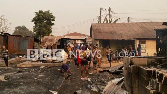 Ọkụ gbara na Colliery Avenue, Enugu