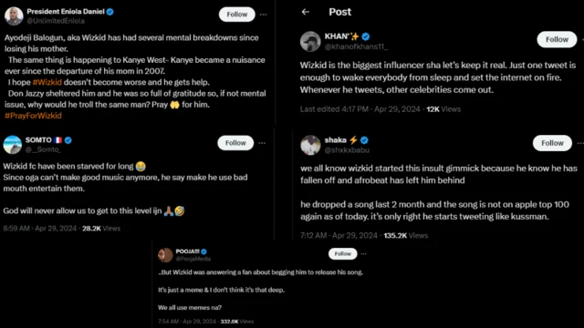 Responses to Wizkid rant