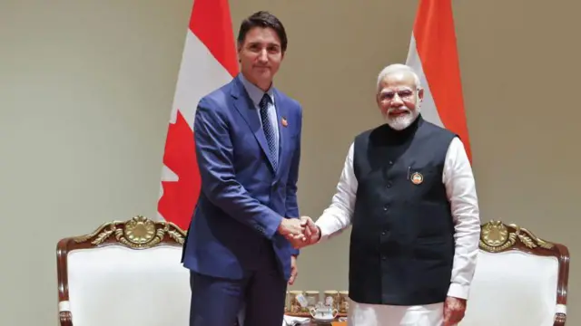 पीएम मोदी और जस्टिन ट्रूडो की तस्वीर