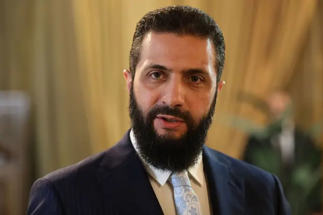 الرئيس السوري المؤقت أحمد الشرع