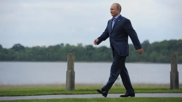 Путин шагает
