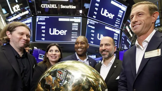 Garrett Camp (a la izquierda) y Ryan Graves (a la izquierda).