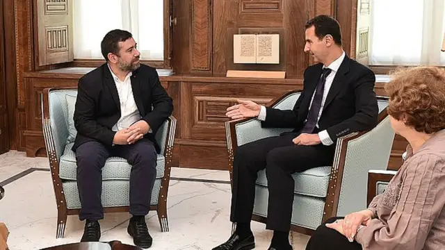 Хавьер Коусо, Башар Асад