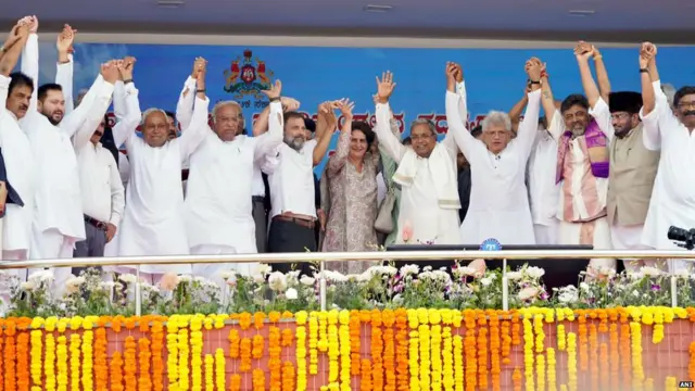 कर्नाटक में एकजुट हुआ विपक्ष