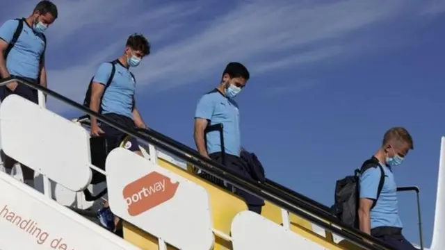 Manchester City'li futbolcular