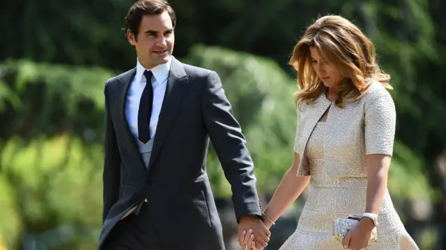 Роджер Федерер с женой