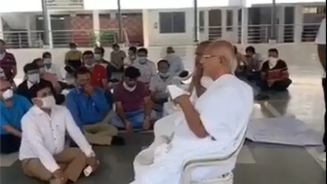 વાઇરલ વીડિયોનું એક દૃશ્ય