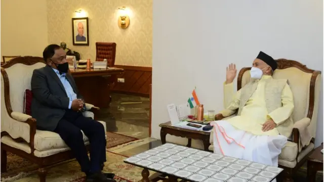 नारायण राणे-भगतसिंह कोश्यारी