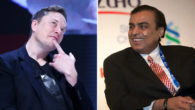 Tỷ phú Elon Musk, tỷ phú Mukesh Ambani