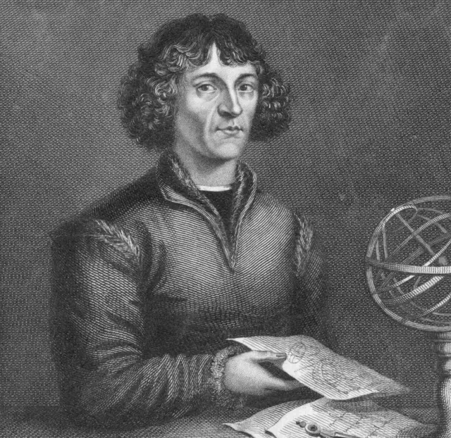 Dibujo de Nicolás Copérnico