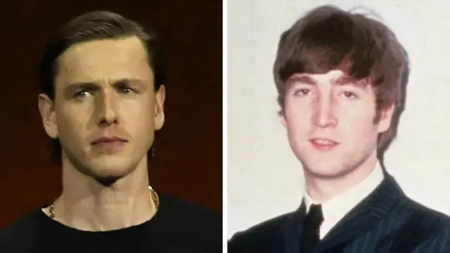 Коллаж: Дикинсон и Леннон