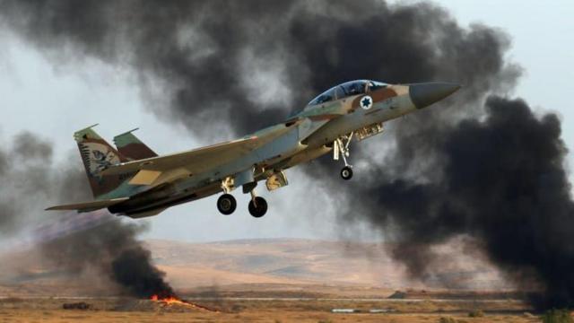 طائرة عسكرية إسرائيلية من طراز اف16