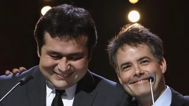 Gonzalo Maza y Sebastián Lelio, guionista y director de "Una mujer fantástica"