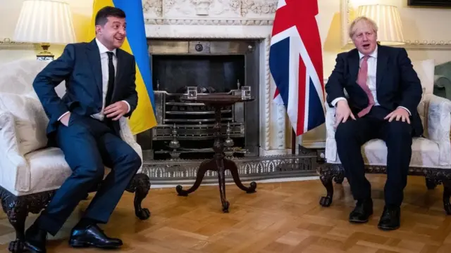 Зеленський та Джонсон