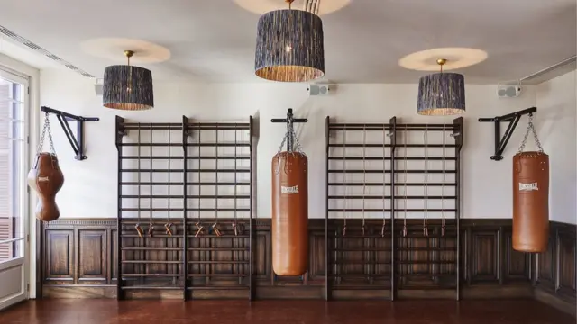Спортивный зал в Soho House в Барселоне