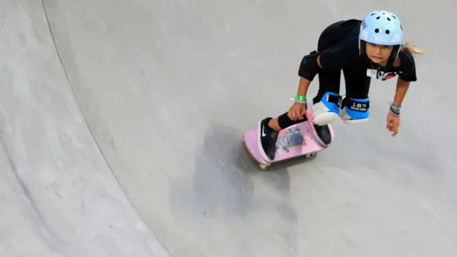 સ્કેટબોર્ડર સ્કાઈ બ્રાઉન બ્રિટનની સૌથી યુવા ઓલિમ્પિક્સ ખેલાડી બની શકે છે.